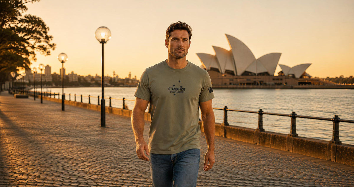 Stand  Fast - Down Under Logo Tee's