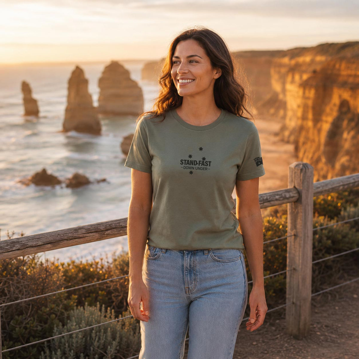 Stand Fast - Down Under Logo Women's T-Shirt
