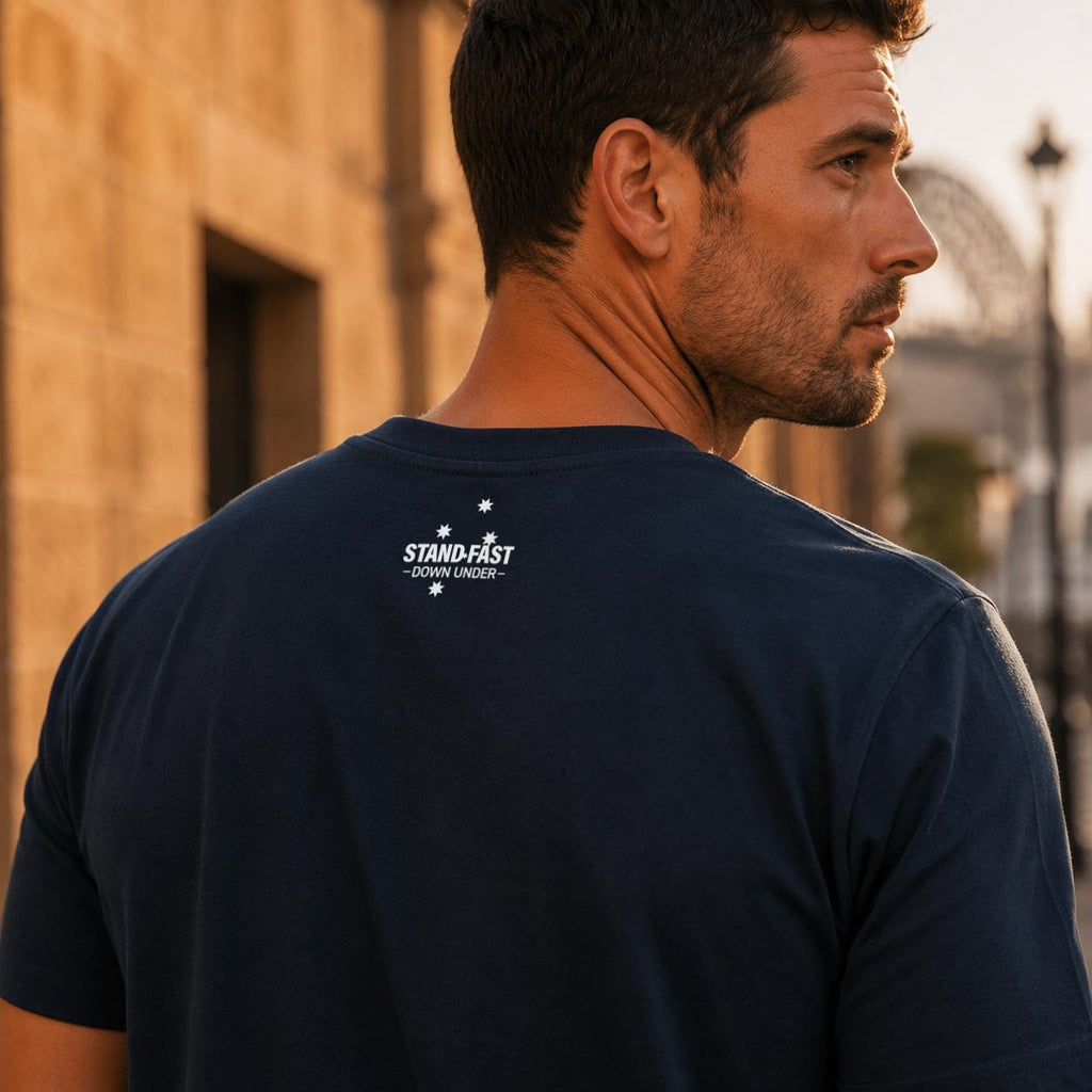 Stand Fast - Down Under Logo Men's T-Shirt