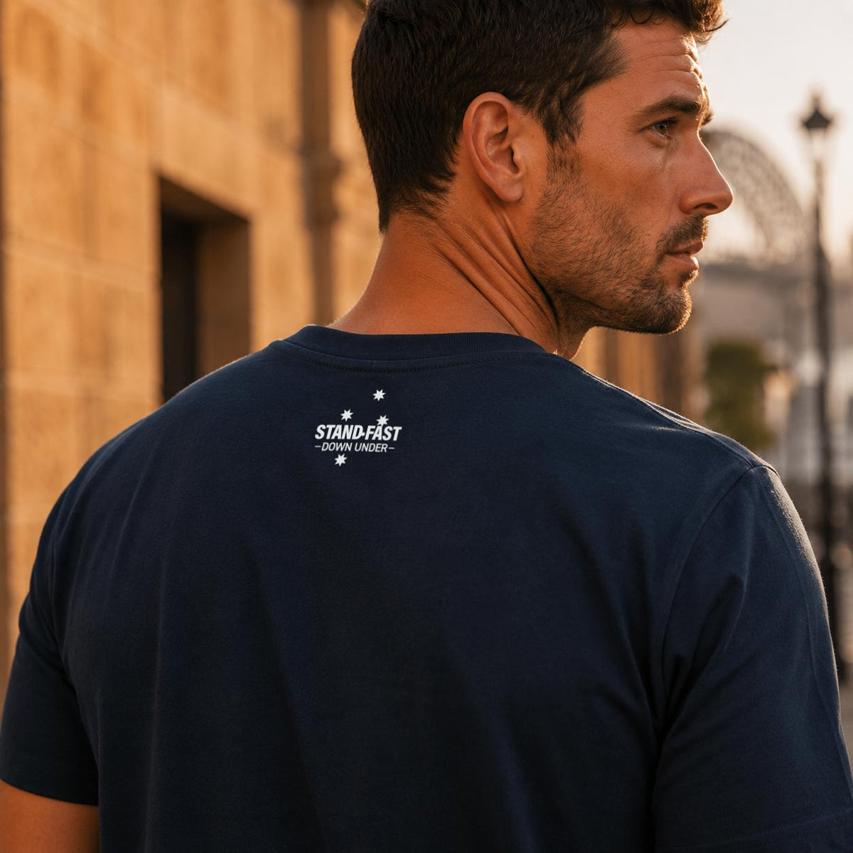 Stand Fast - Down Under Logo Men's T-Shirt